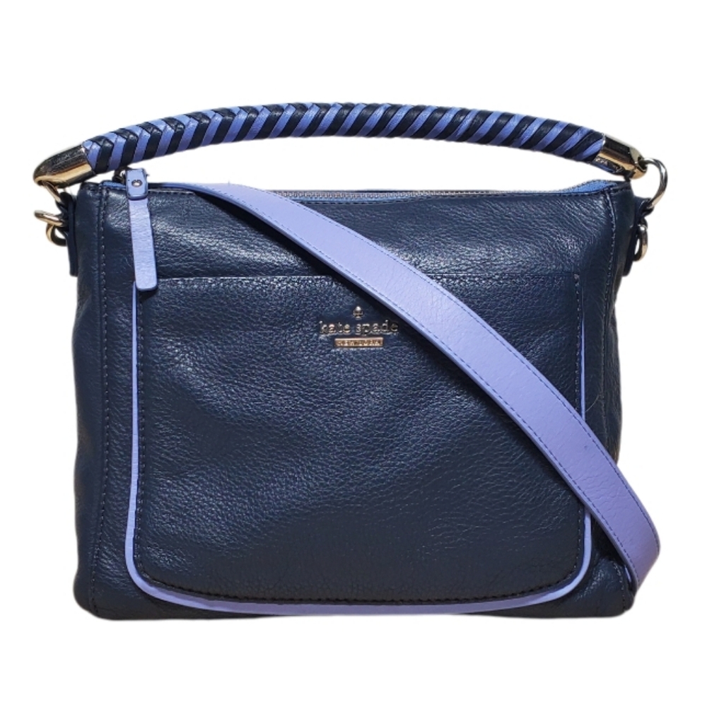 Kate Spade Navy and Lavender Shoulder Bag
